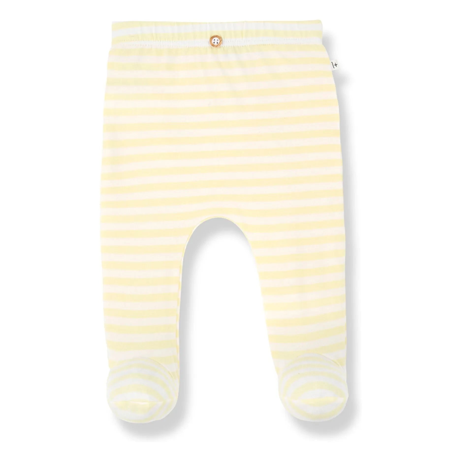 1+ in the family - Pantimedias de rayas Ros | Amarillo claro