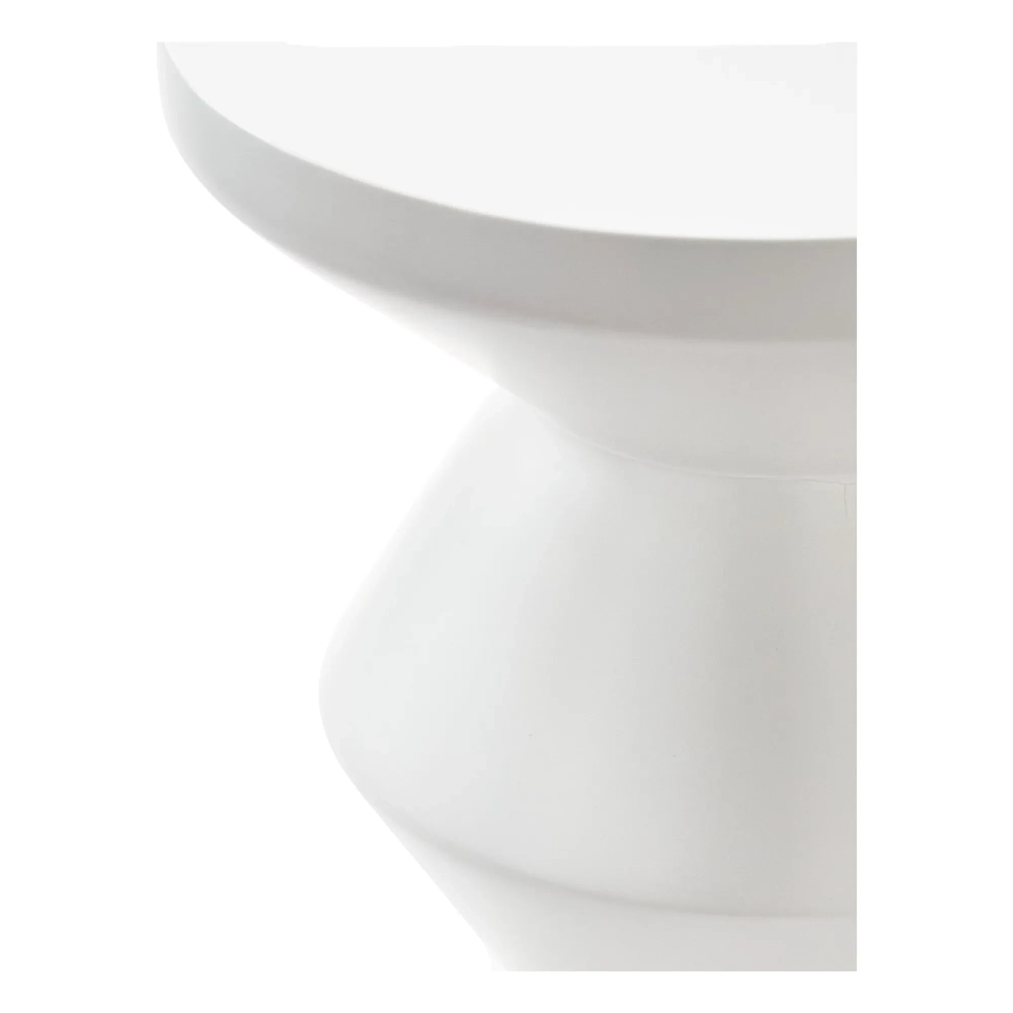 Pols Potten - Zig Zag Outdoor Tabure | Beyaz