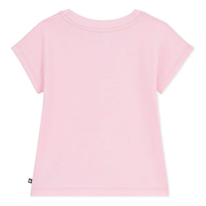 Petit Bateau - Camiseta corazón de algodón orgánico | Rosa