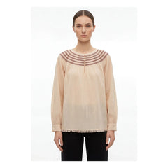 Hod - Blusa Fruncida de Algodón Orlina | Crema