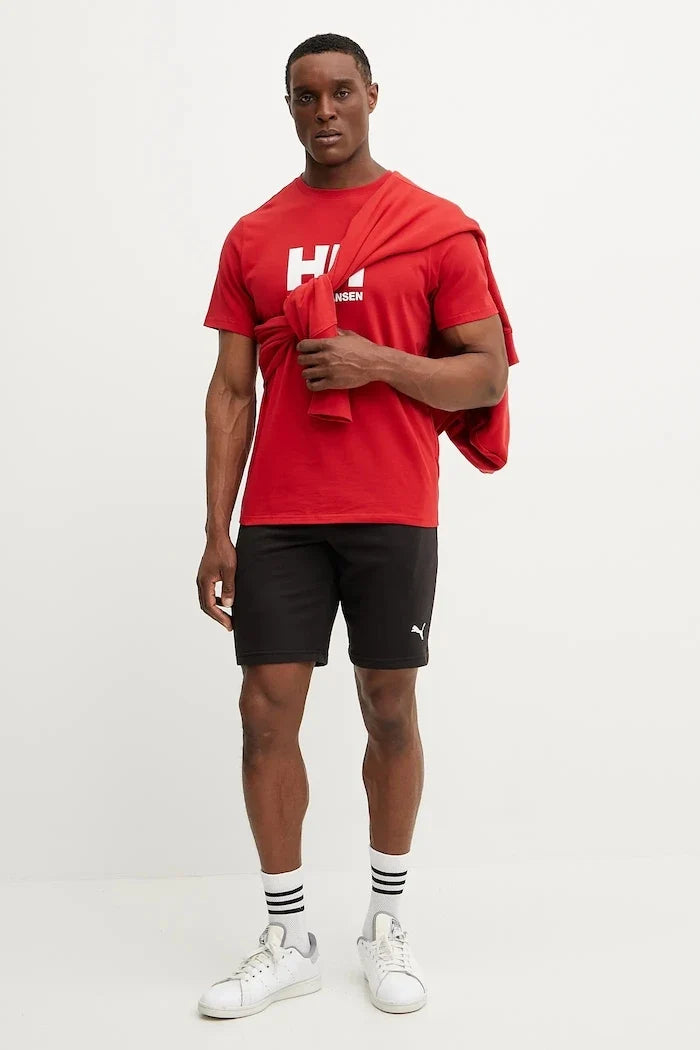 Camiseta de algodón Helly Hansen HH LOGO
