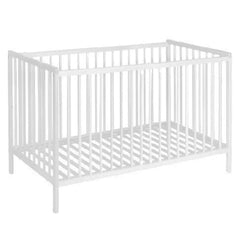 Quax - Cuna de bebé de haya blanca 60x120cm | Blanca