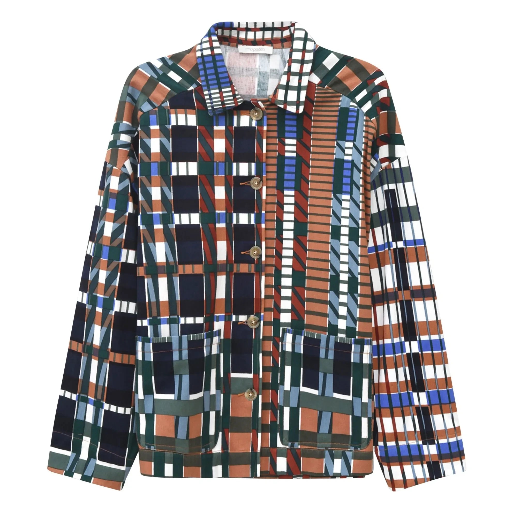 Mapoésie - Mina Utopie Chaqueta de algodón | Azul