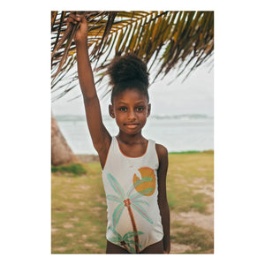 Pepita & Me - Sun&amp;Moon Shiny Palm Mayo | Blanco