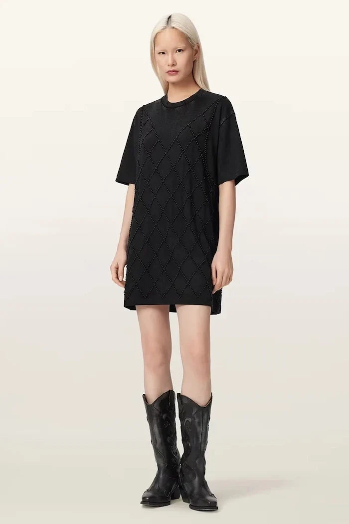 AllSaints Vestido oversize de algodón DARCY