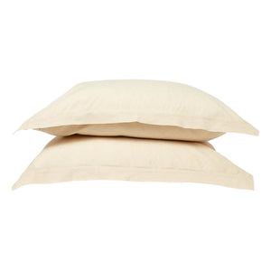 Scarlette Ateliers - Funda de almohada de algodón tejida a mano Lily - Juego de 2 | Rojo