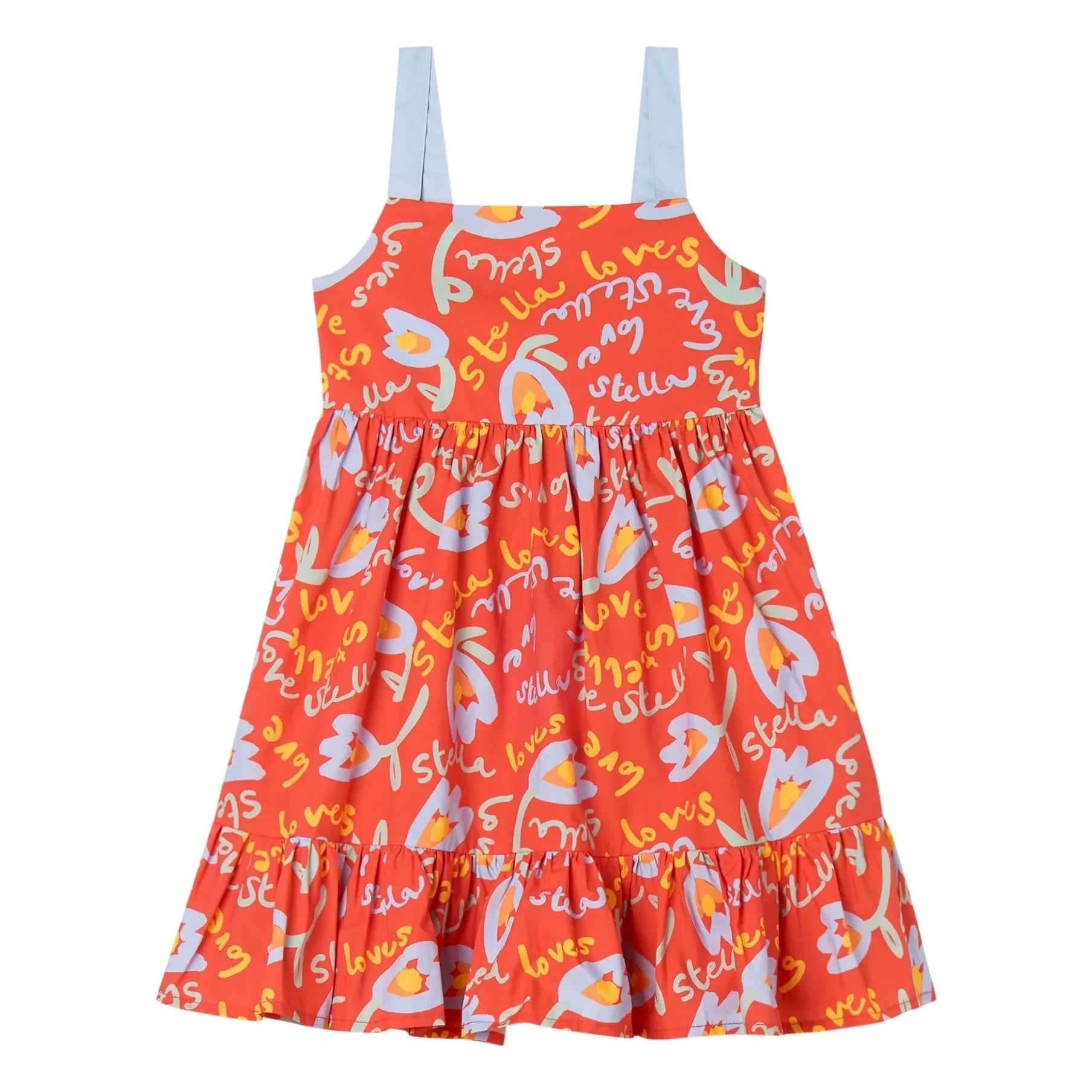 Stella McCartney Kids - Vestido Stella Fleurie | Rojo