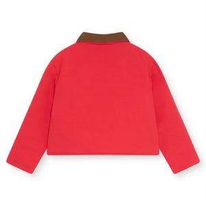 Chaqueta Flint de algodón orgánico de The New Society | Roja