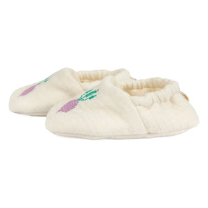 Bobo Choses - Zapatillas con estampado de rábanos de algodón orgánico | Blanco