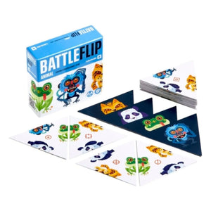 Laboludic - Juego de cartas Battle Flip Animal