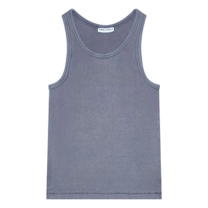 Smallable Woman - Ayla Camiseta de Tirantes Acanalada de Algodón Orgánico | Carbón