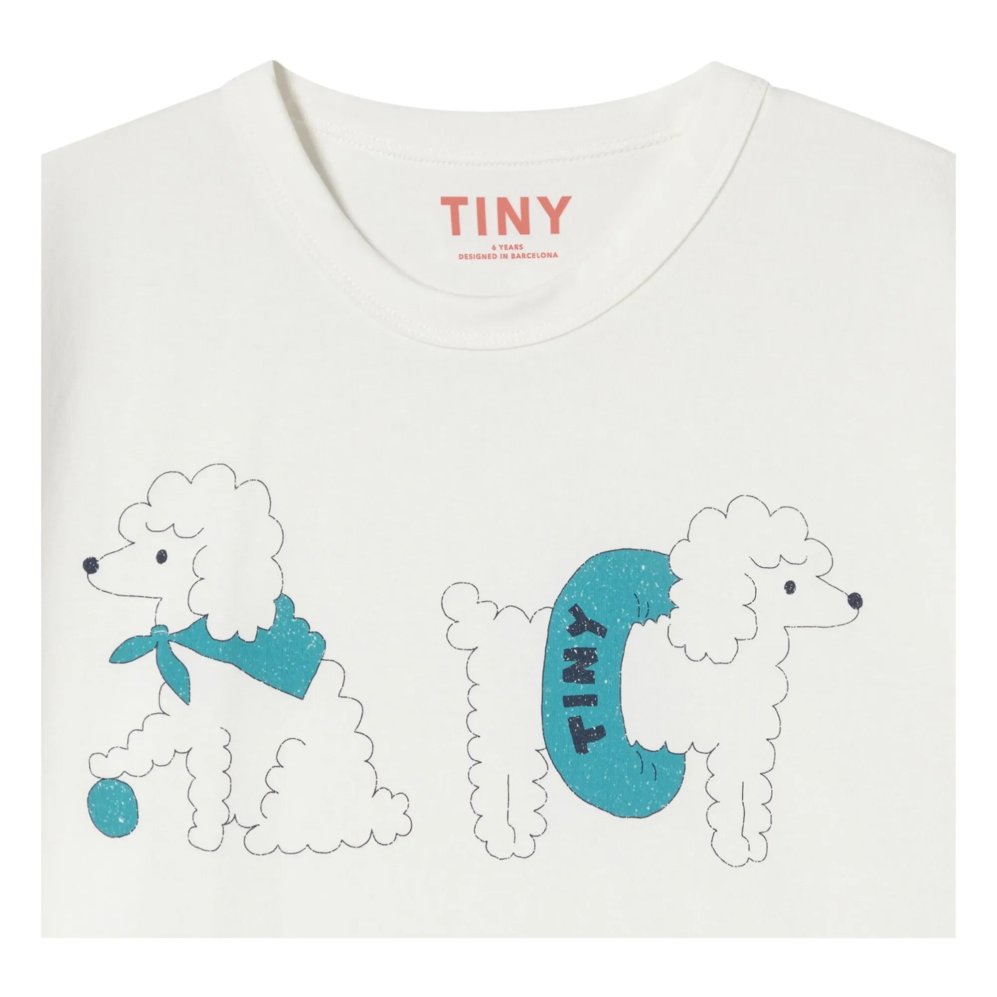 Tinycottons - Camiseta de perro de algodón orgánico | Blanco