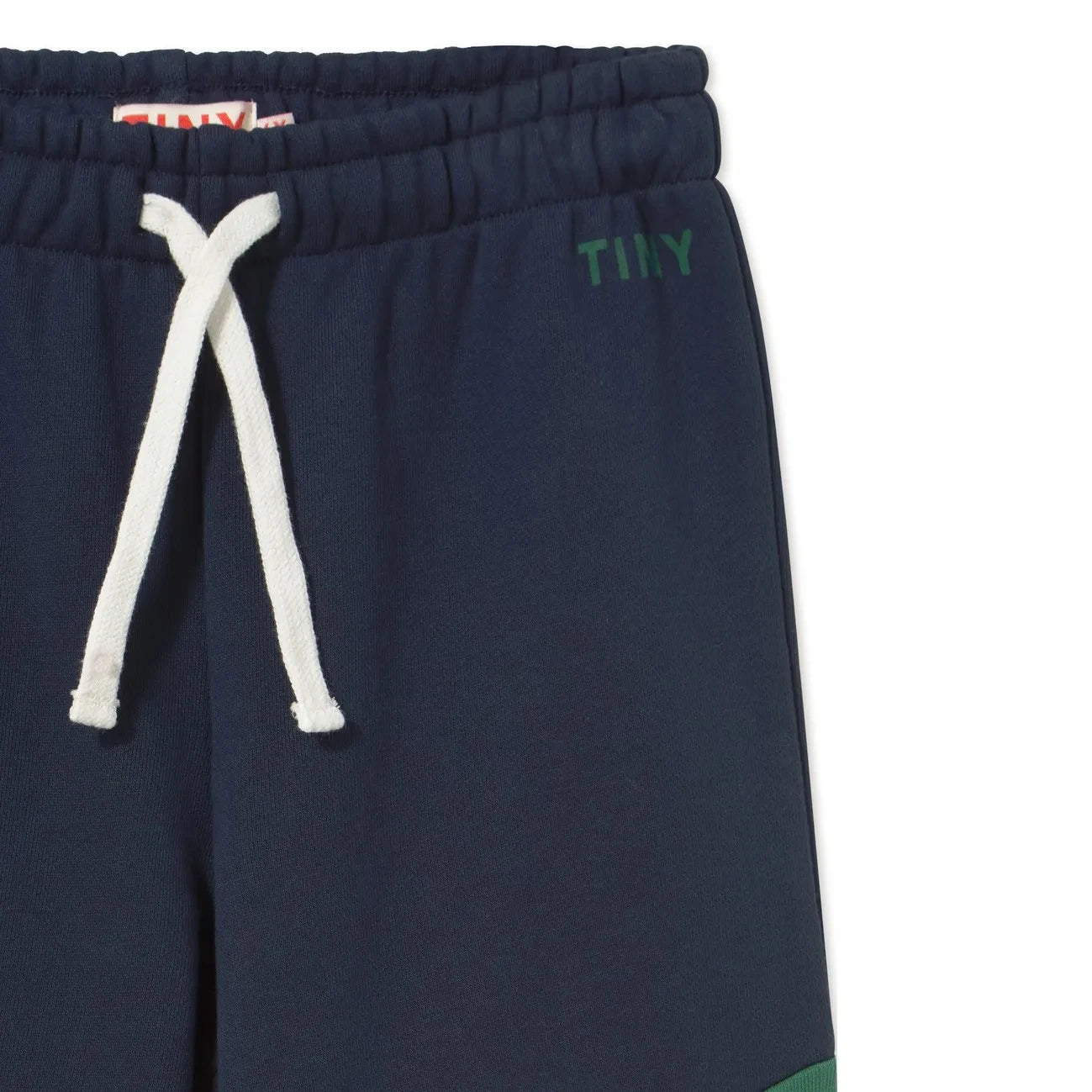 Tinycottons - Pantalones deportivos de algodón orgánico con bloques de color | Azul marino