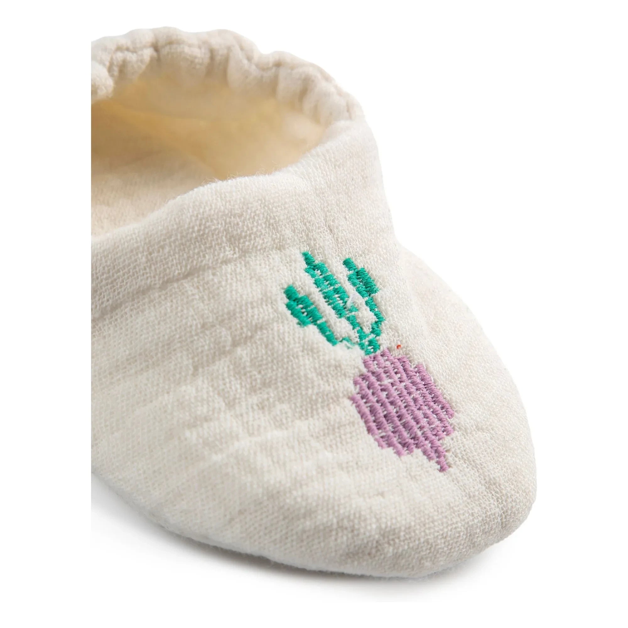 Bobo Choses - Zapatillas con estampado de rábanos de algodón orgánico | Blanco