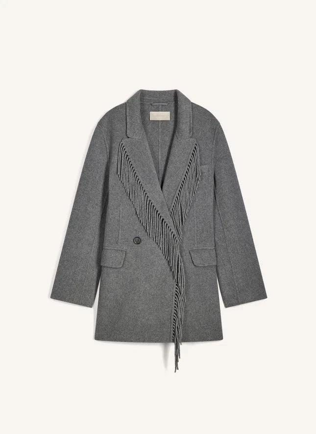 Vanessa Bruno - Blazer de lana Helenka | Gris jaspeado