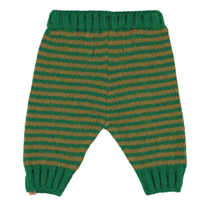 Piupiuchick - Çizgili File Tayt | Yeşil