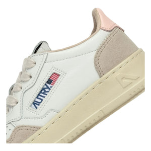 Autry - Zapatillas deportivas bajas de ante Medalist para niños | Rosa empolvado
