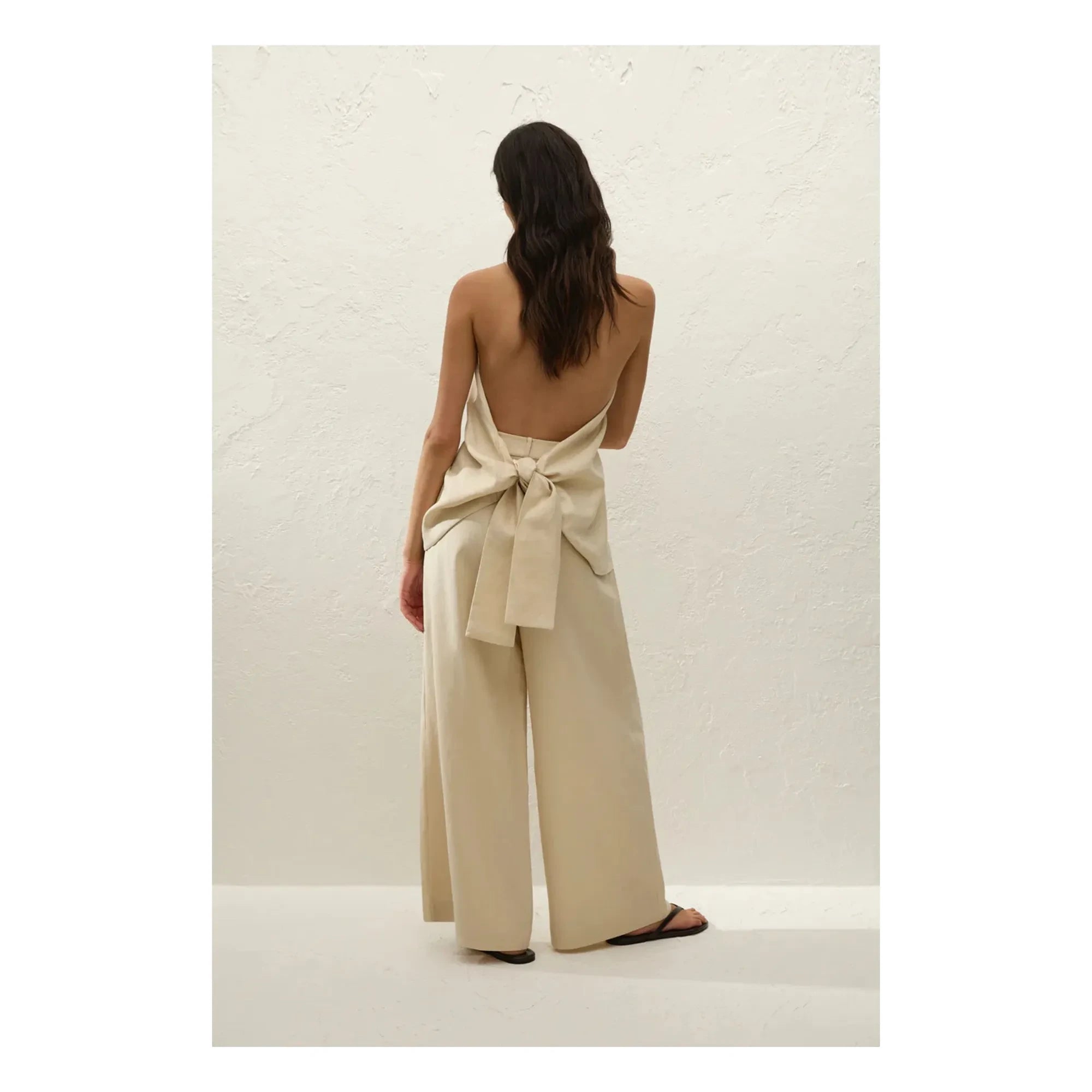 Faithfull the Brand - Top de lino Biba | Panna Cotta