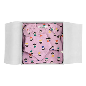 Bobo Choses - Conjunto de pijama largo y babero Pion | Lila