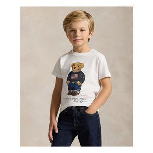 Ralph Lauren - Camiseta de punto Bear | Blanco
