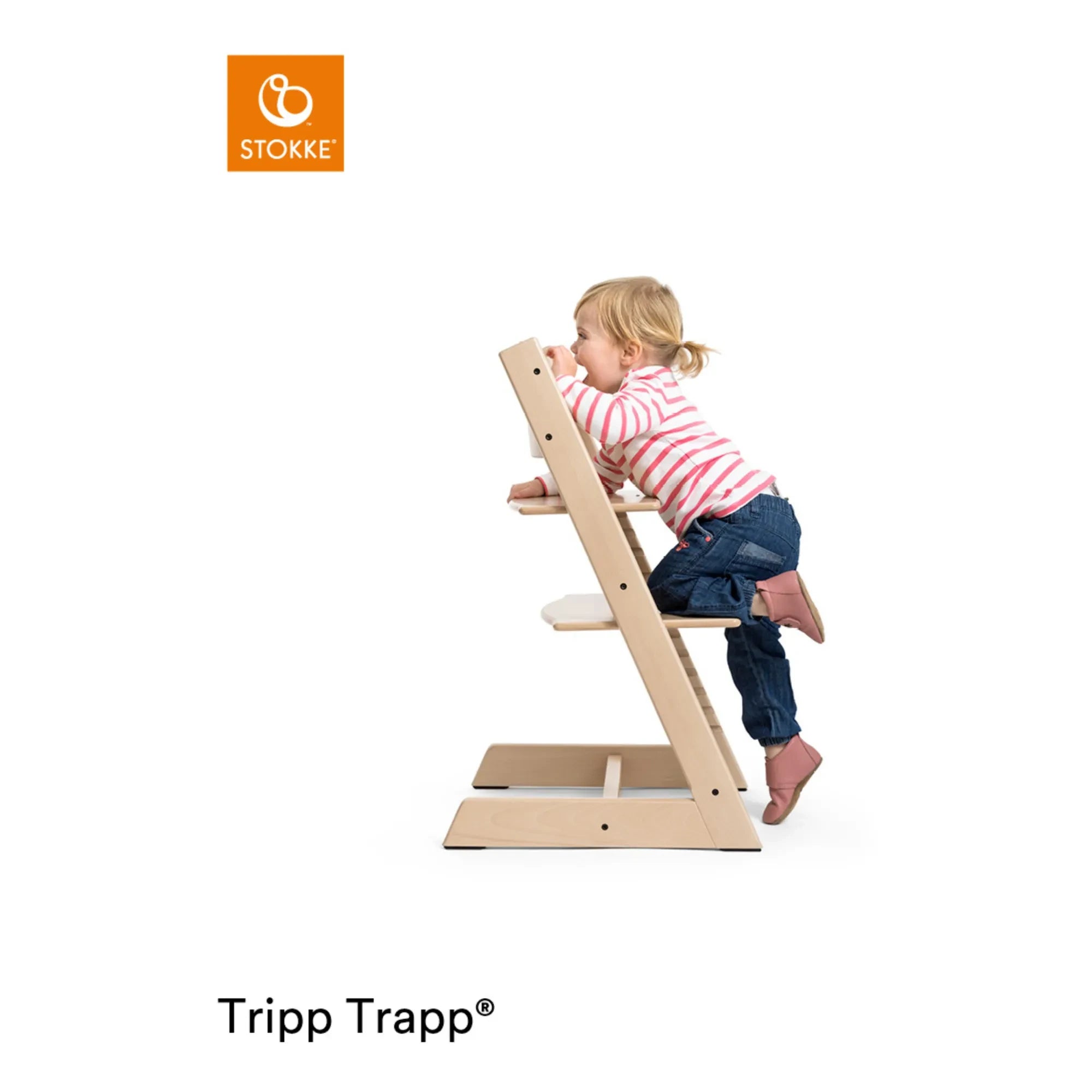 Stokke® - Tripp Trapp® Silla alta de madera de haya
