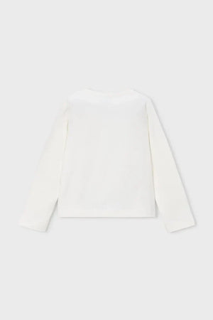 Blusa de manga larga de algodón para niños Mayoral
