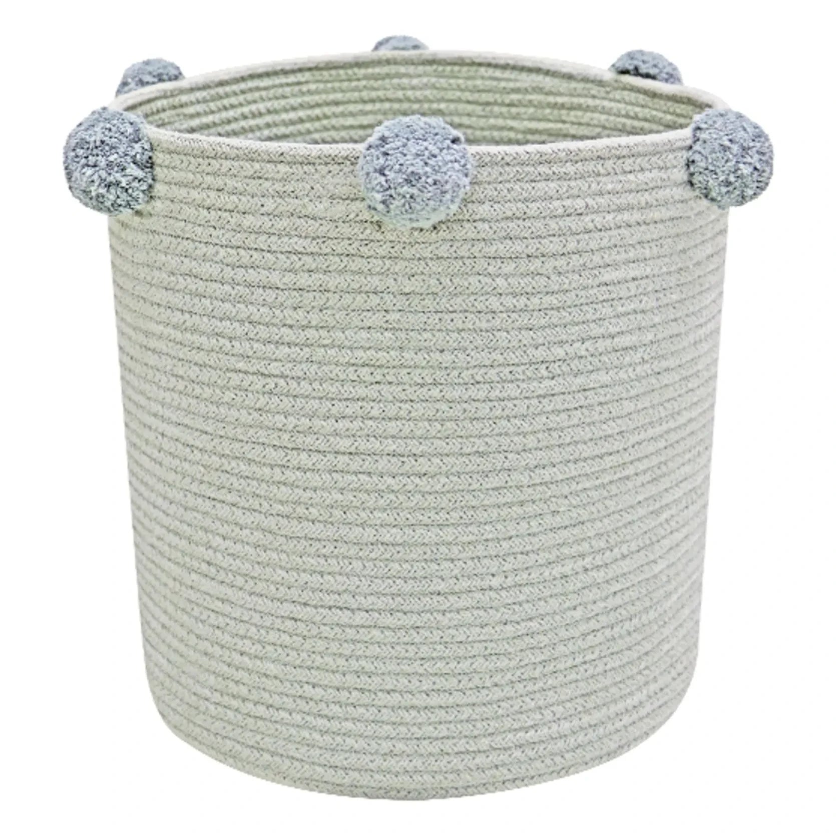 Lorena Canals - Cesta de almacenaje Bubbles | Azul Claro