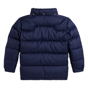 Ralph Lauren - Chaqueta acolchada con logotipo de fibra reciclada | Azul marino