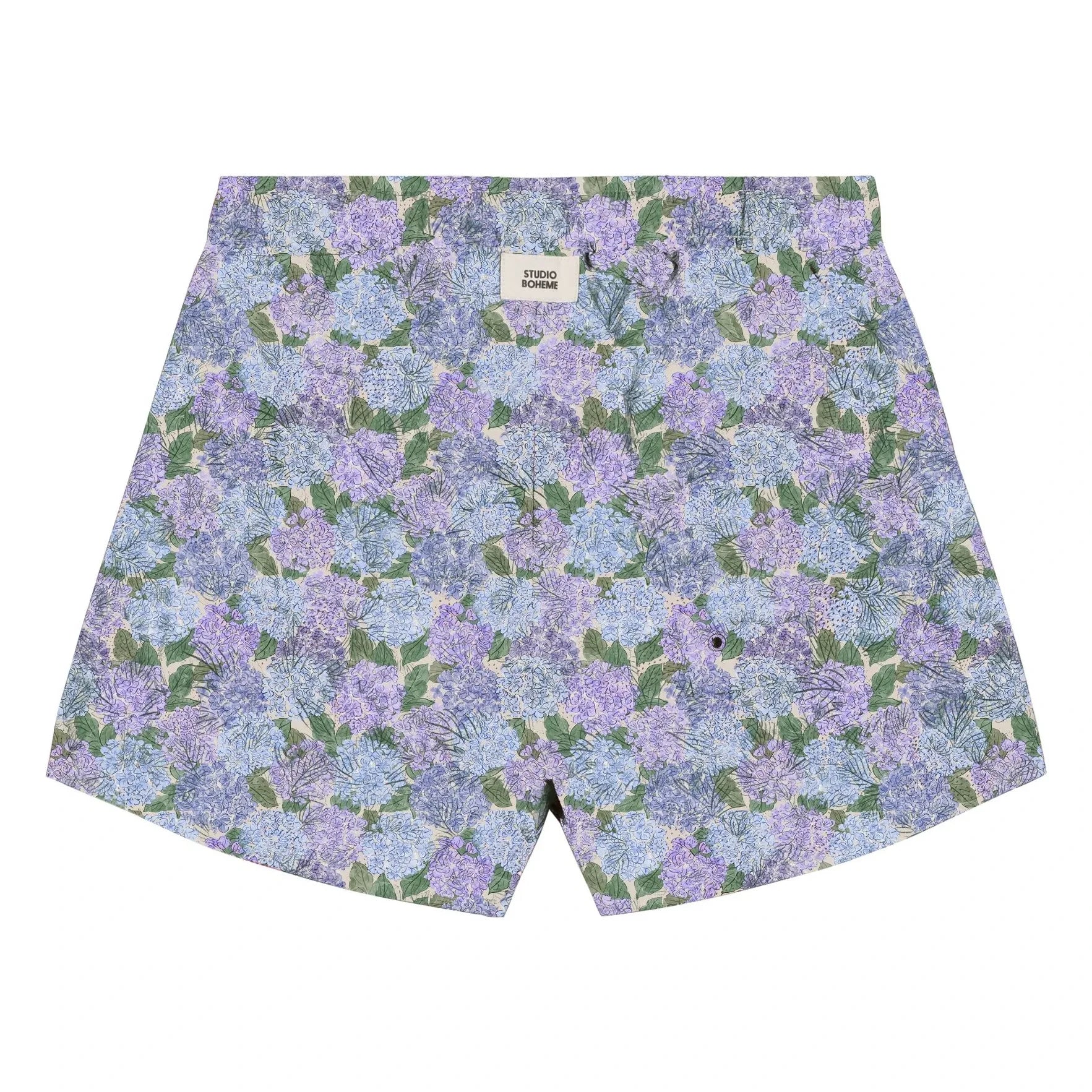 Studio Bohème - Bañador de algodón orgánico Chico Fleurs | Lila