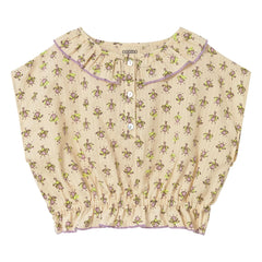 Cozmo - Blusa de algodón orgánico Dara Fleurie | Lavanda