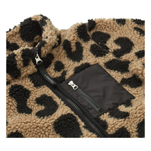 Liewood - Chaqueta de leopardo de piel sintética Nolan de materiales reciclados | Marrón