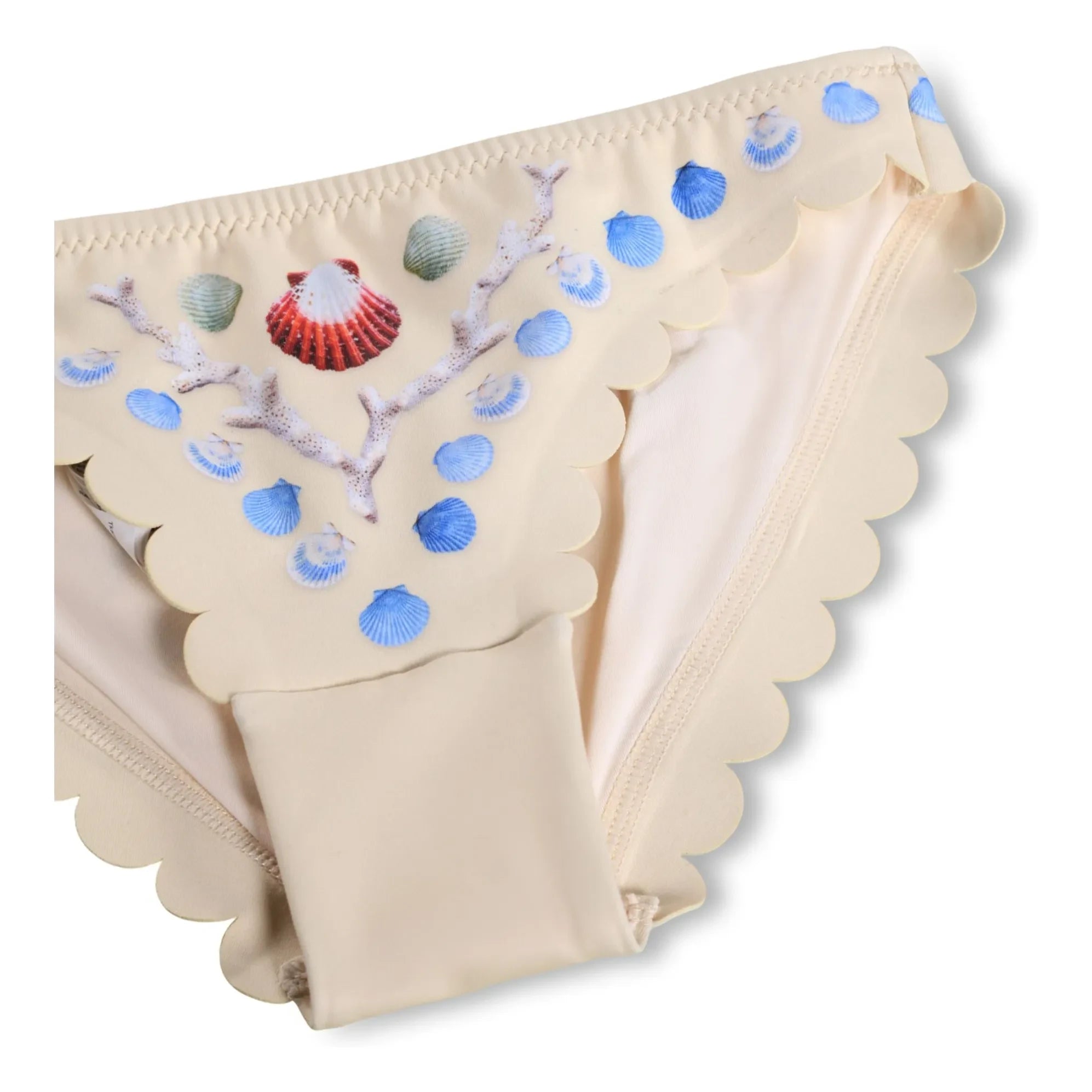 Molo - Traje de baño de fibra reciclada Nolina Coquillages | Crudo
