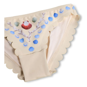 Molo - Traje de baño de fibra reciclada Nolina Coquillages | Crudo