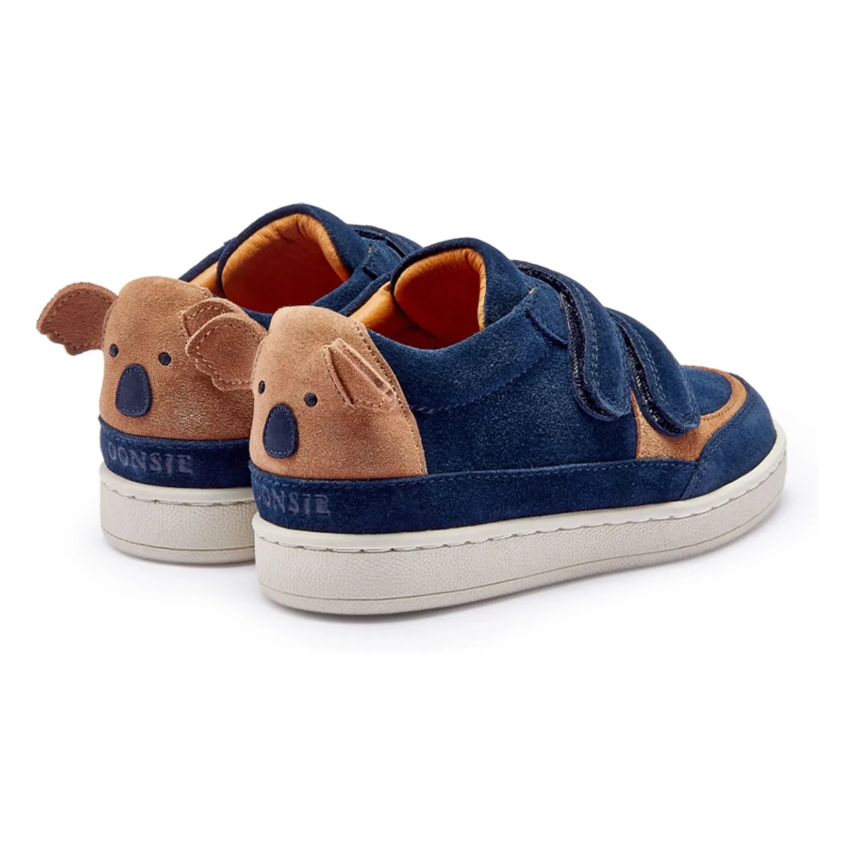 Donsje - Zapatillas deportivas Rinou Koala con suela dentada de ante | Azul noche