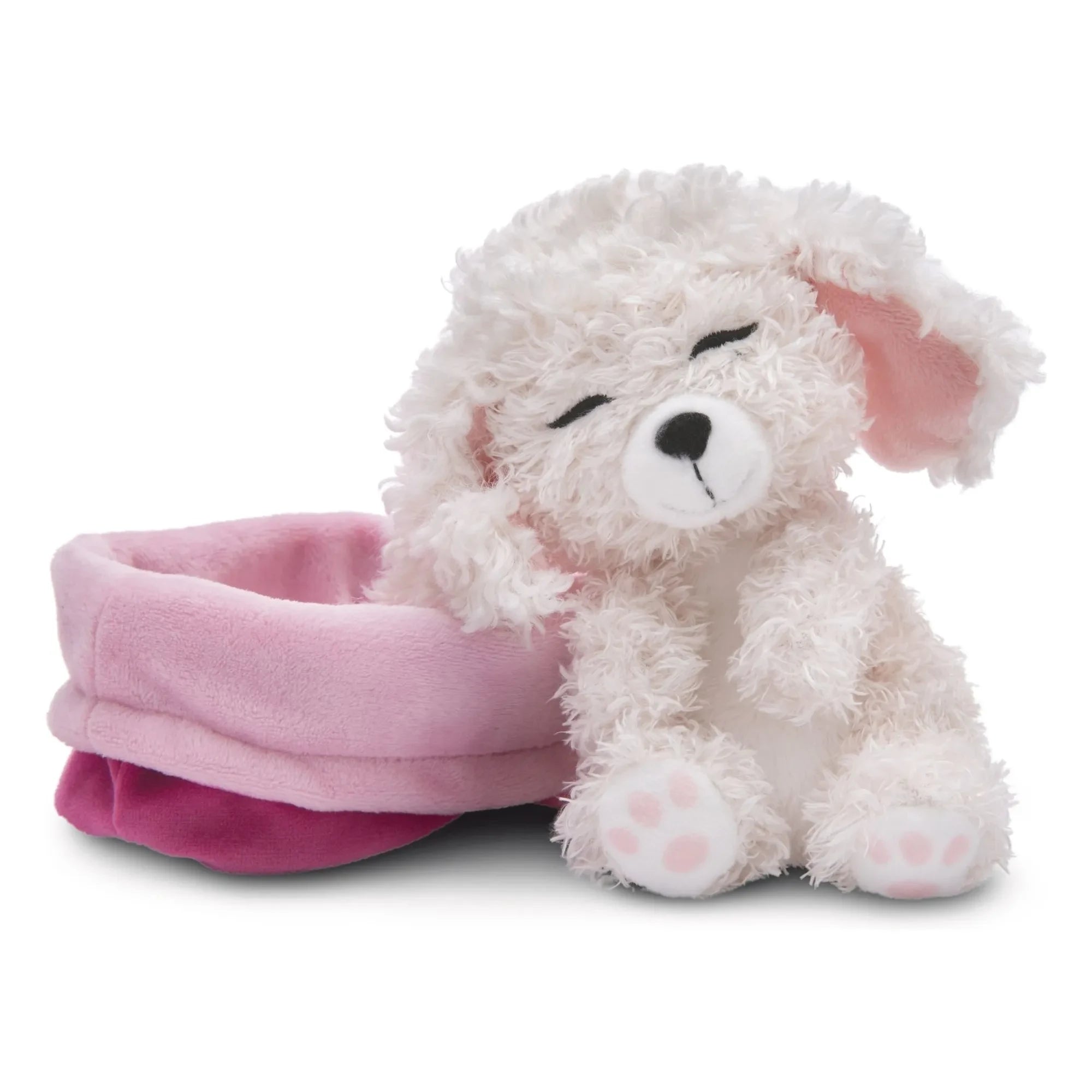 Nici - Peluche caniche - Sleeping Pets | Blanco