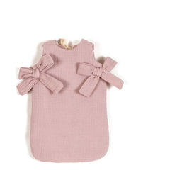 Minikane - Saco de dormir de tul de algodón para muñecas | Rosa