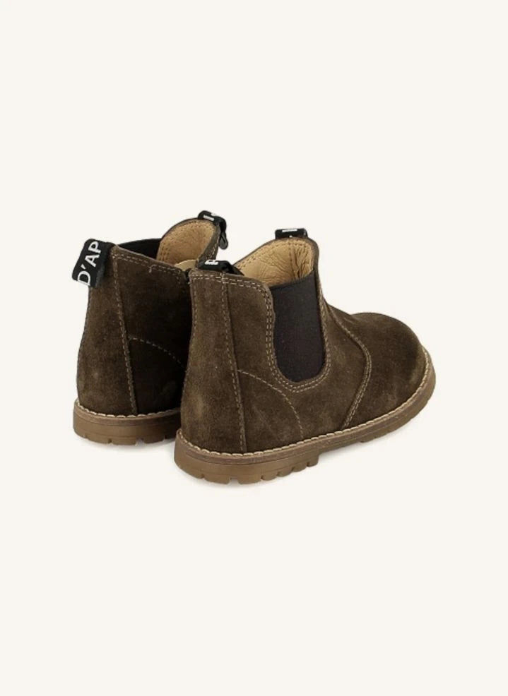 Pom d'Api - Bob Zip Velours Botlar | Koyu Yeşil