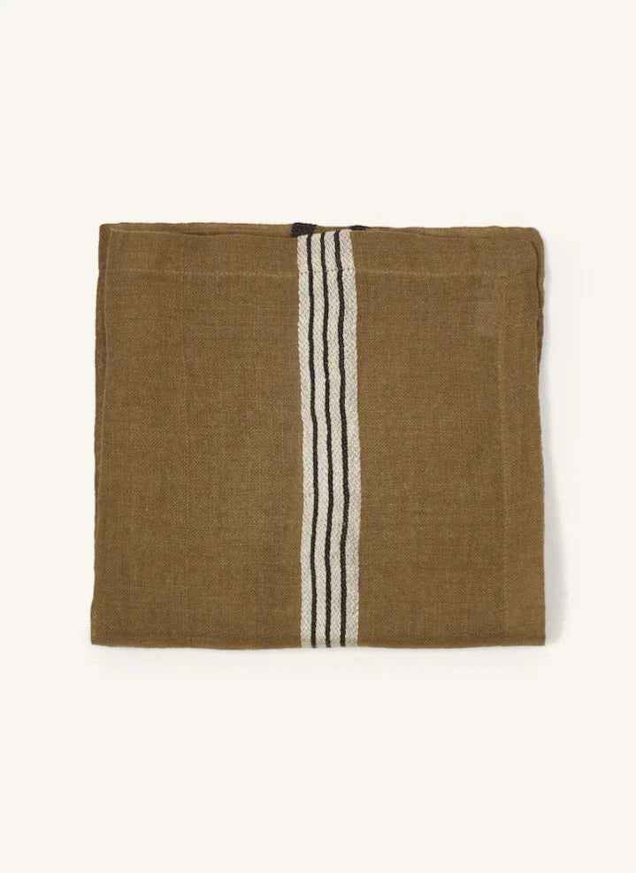 Libeco - Servilleta a Rayas | Beige
