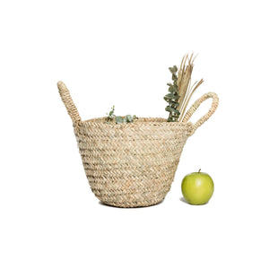 Cosydar - Cesta de hojas de palma tejida para niños