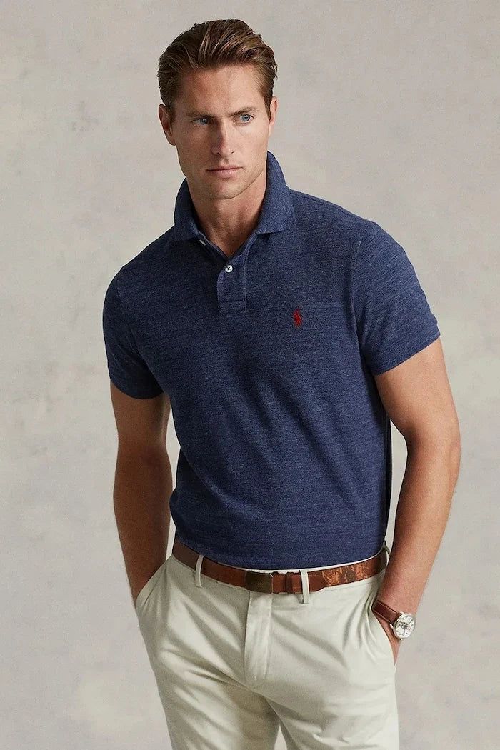 Polo Ralph Lauren Camiseta de Algodón con Cuello