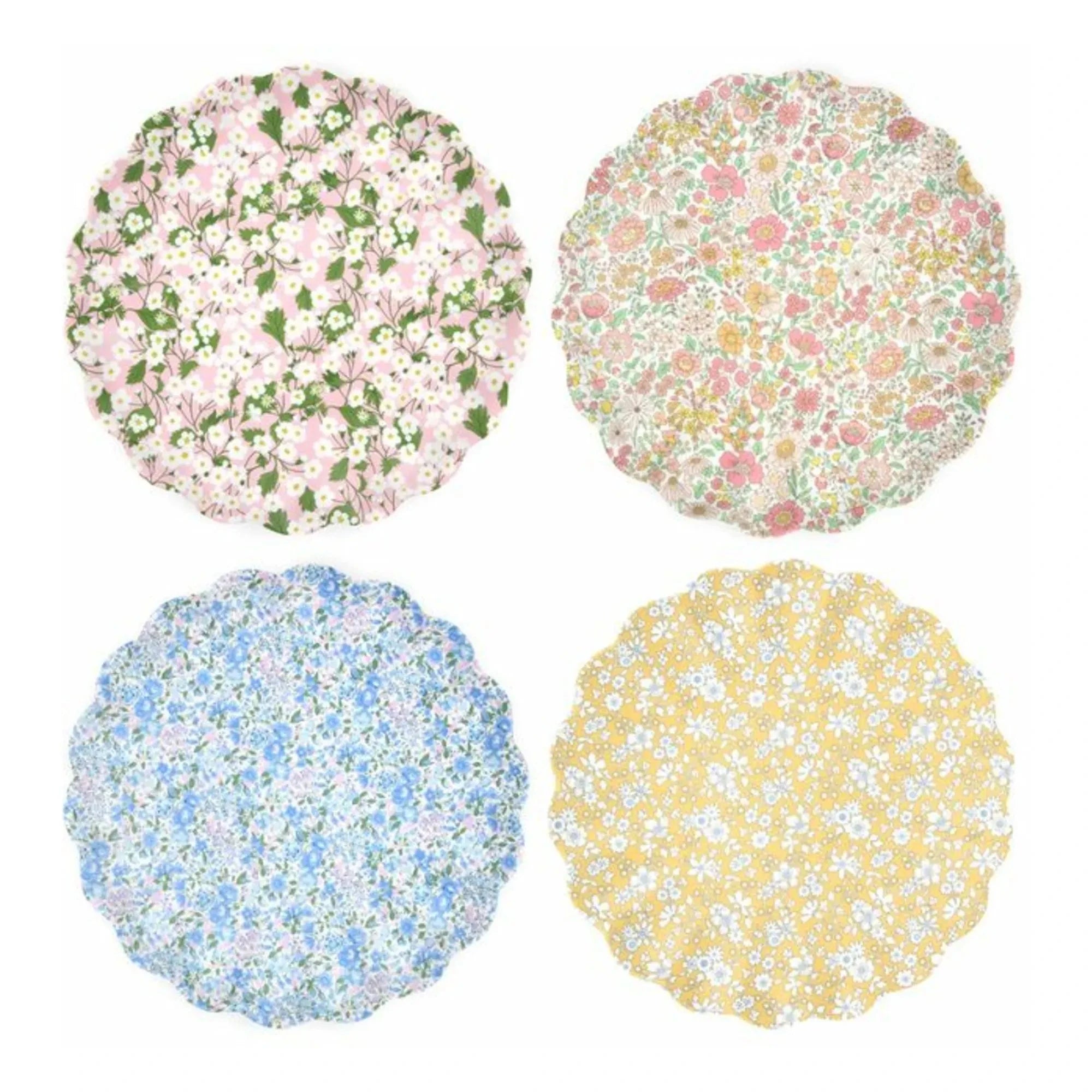 Meri Meri - Platos de melamina - Meri Meri x Liberty - Set de 4