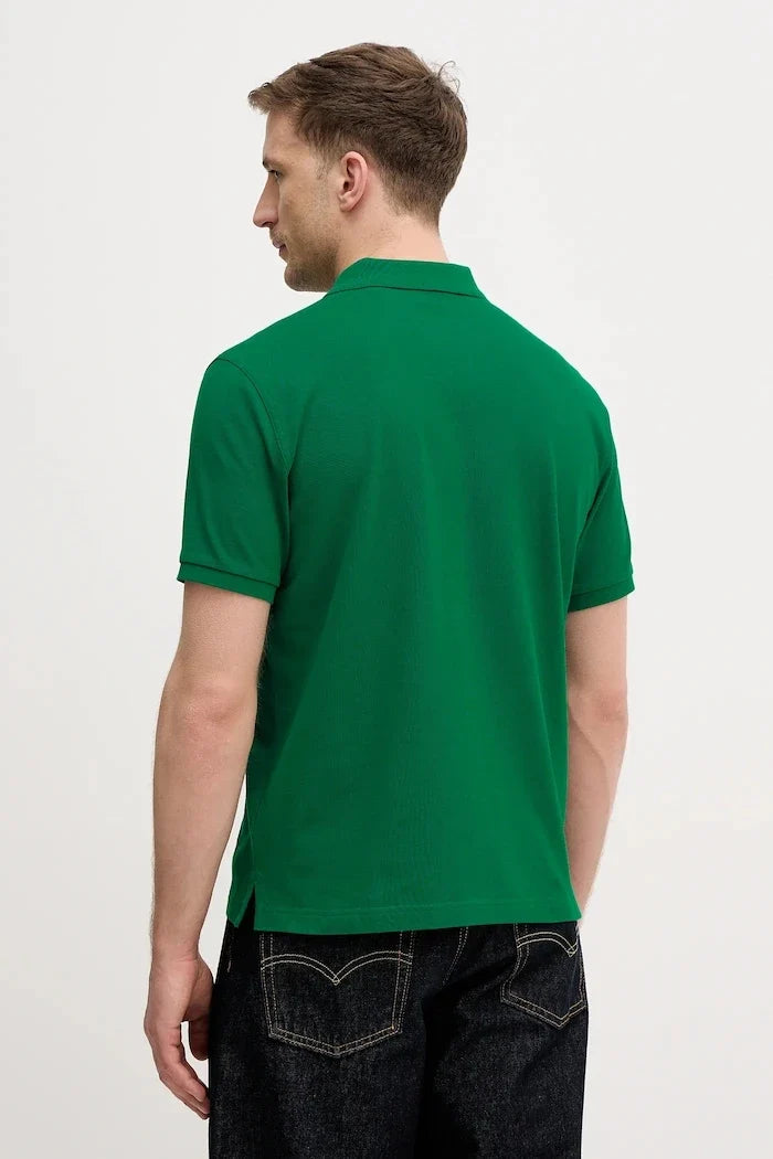 Camiseta de algodón para hombre con cuello tipo Gant