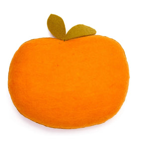 Muskhane - Cojín de fieltro de albaricoque | Naranja