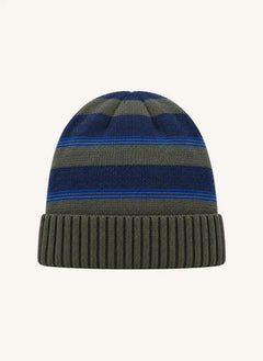 Smallable Kid - Gorra de lana a rayas Miro | Caqui