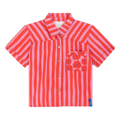 Favorite People - Camisa de rayas de la colección de mujer | Roja
