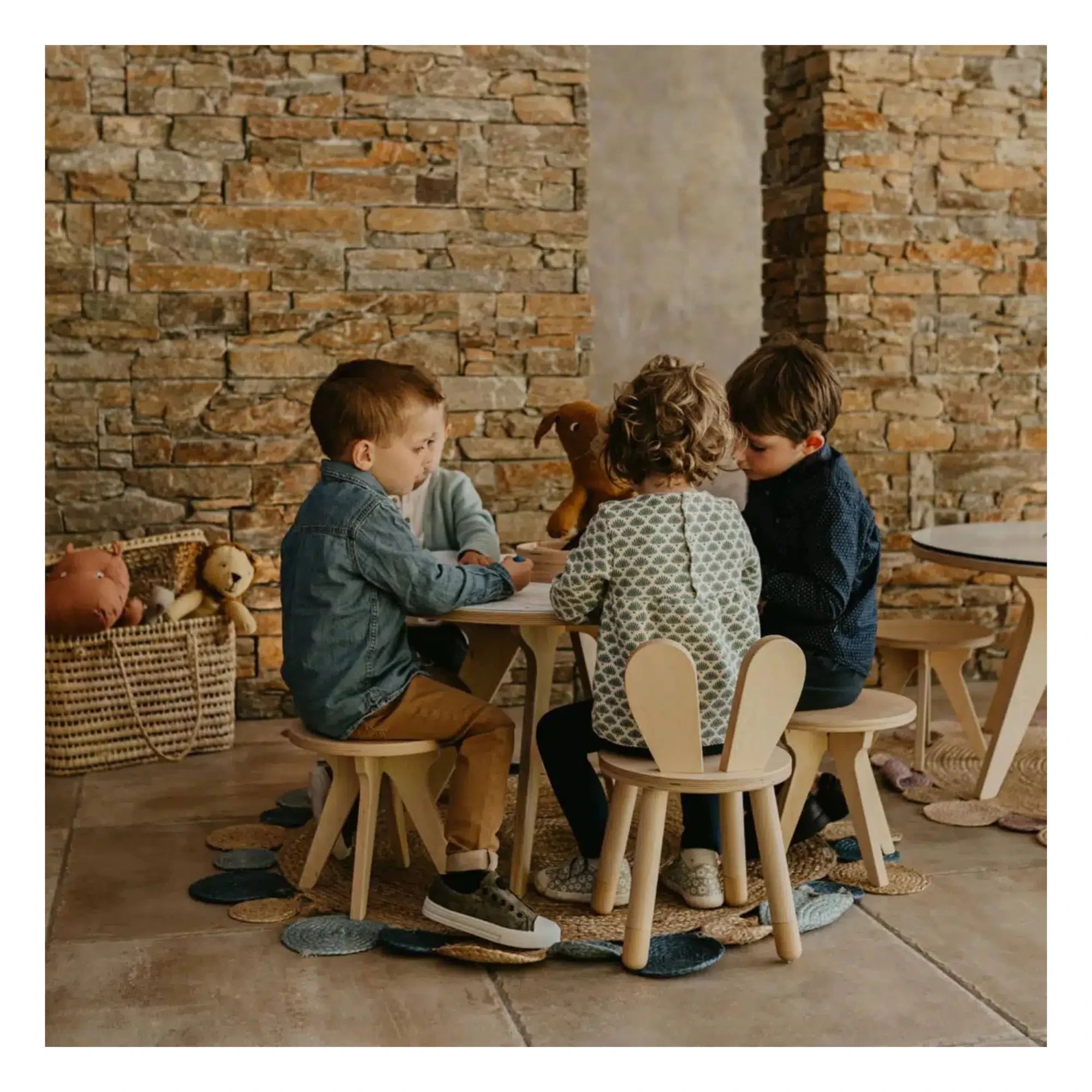 Drawin'Kids - Juego de 2 taburetes