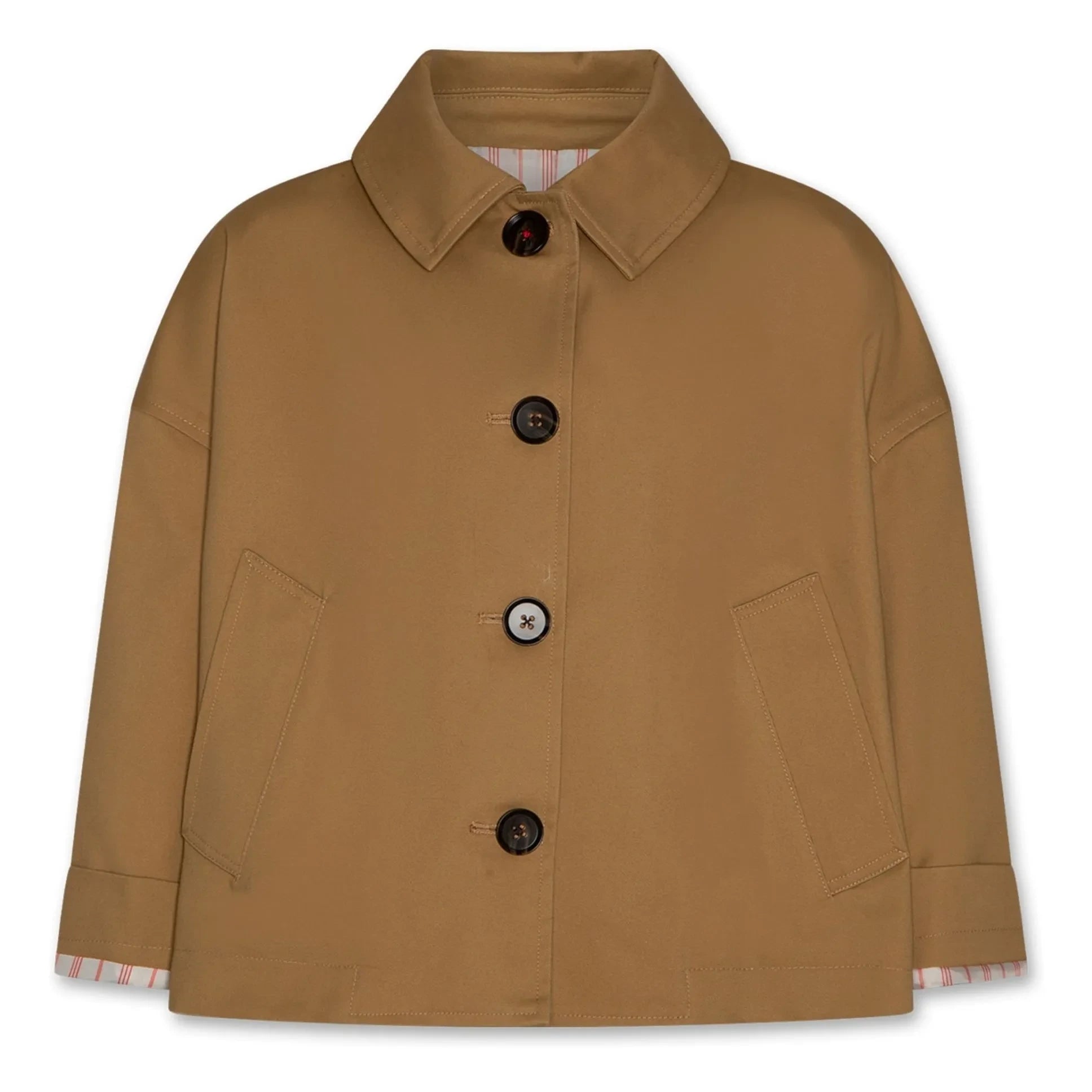 AO76 - Chaqueta con botones Mayla | Marrón
