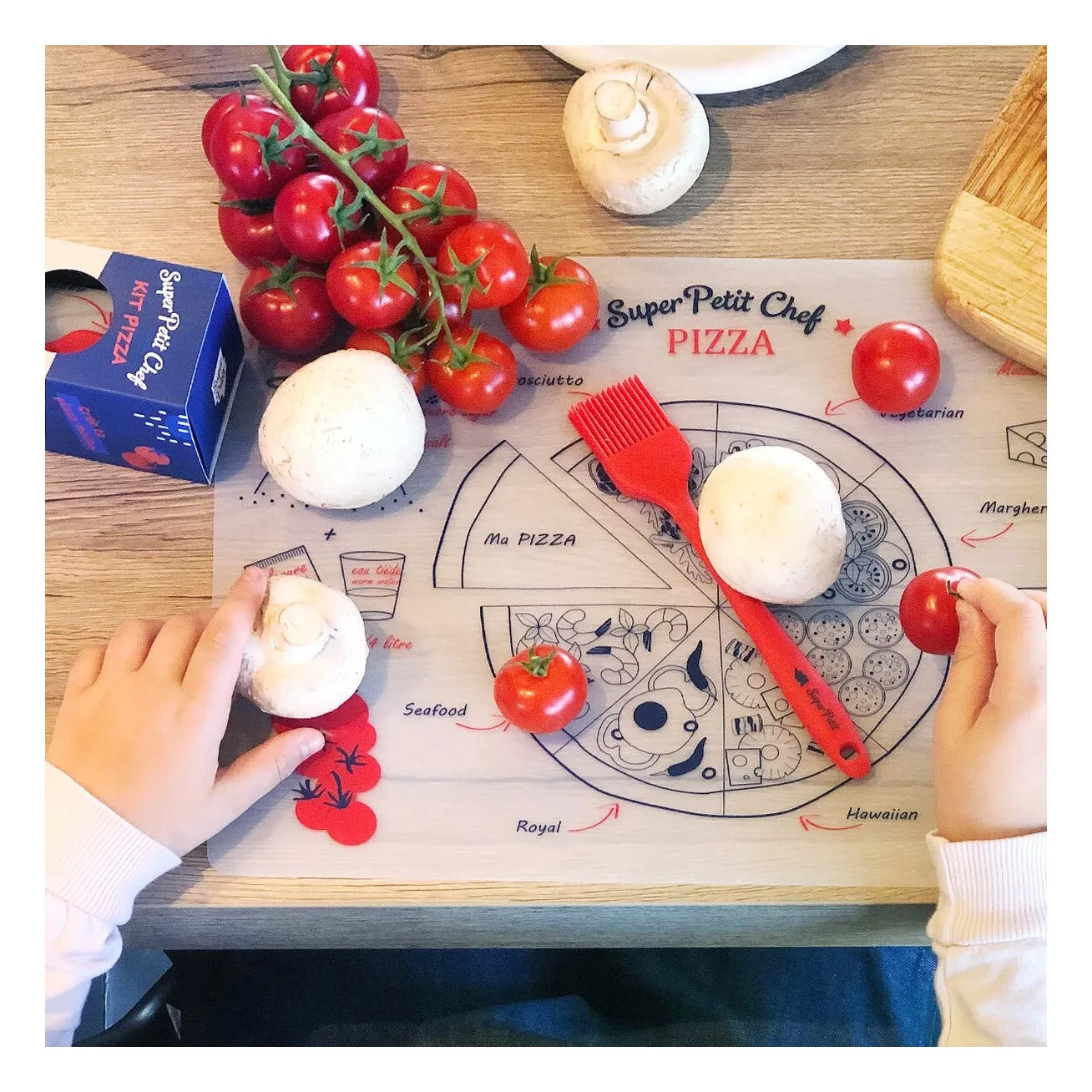 Superpetit - Juego de manteles individuales - Juego de pizza