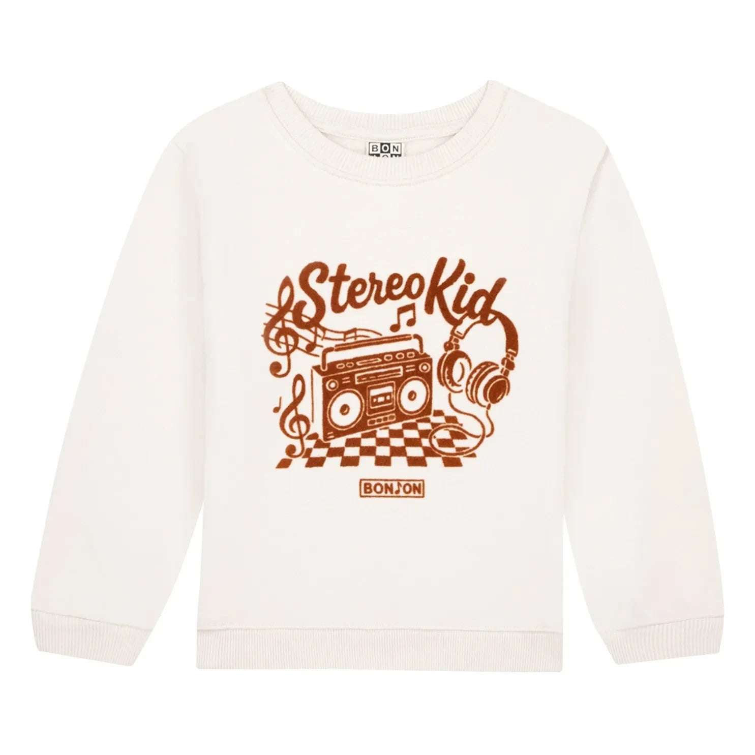 Bonton - Sweat Smile Stereokid | Ecru