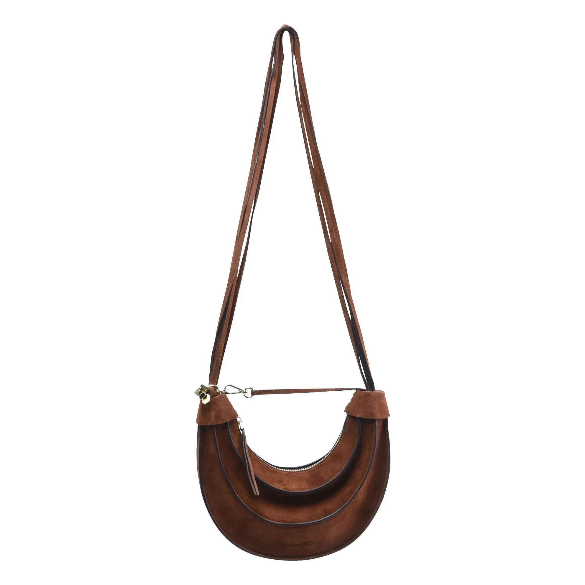 Farm Rio - Banana Small Hobo Çanta | Kahverengi